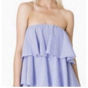 Blaque‎ Label Tiered Swing Strapless Top Women's